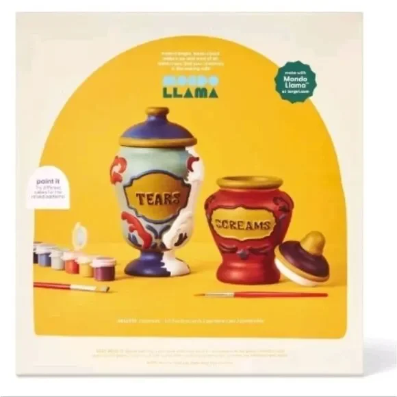 🆕️🫙Craft Ceramic Apothecary Jars Painting Kit from Mondo Llama - Picture 2 of 6